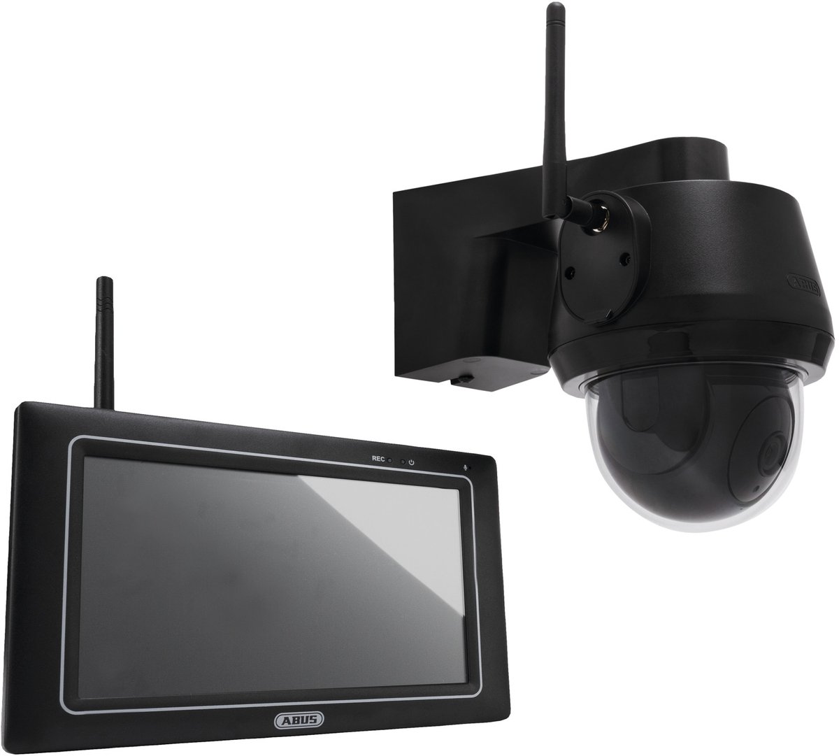 ABUS EasyLook BasicSet PPDF17100 radio-Set pour caméra de surveillance 4 canaux avec 1 caméra 2304 x 1296 pixels 2.4 GHz