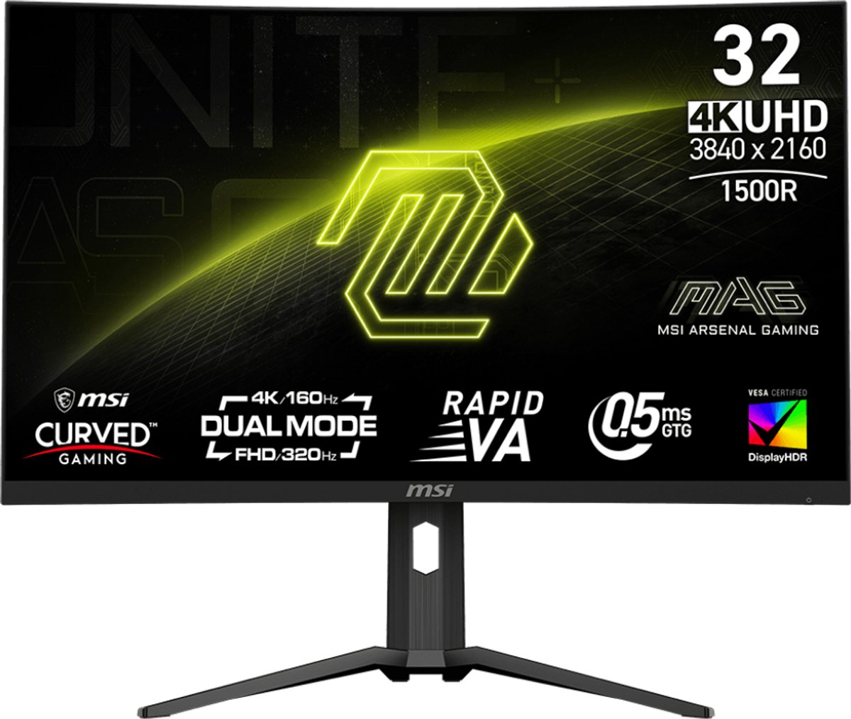 32" MSI MAG 321CUPDF - 3840x2160 (4K) - 160Hz - VA - 15W USB-C