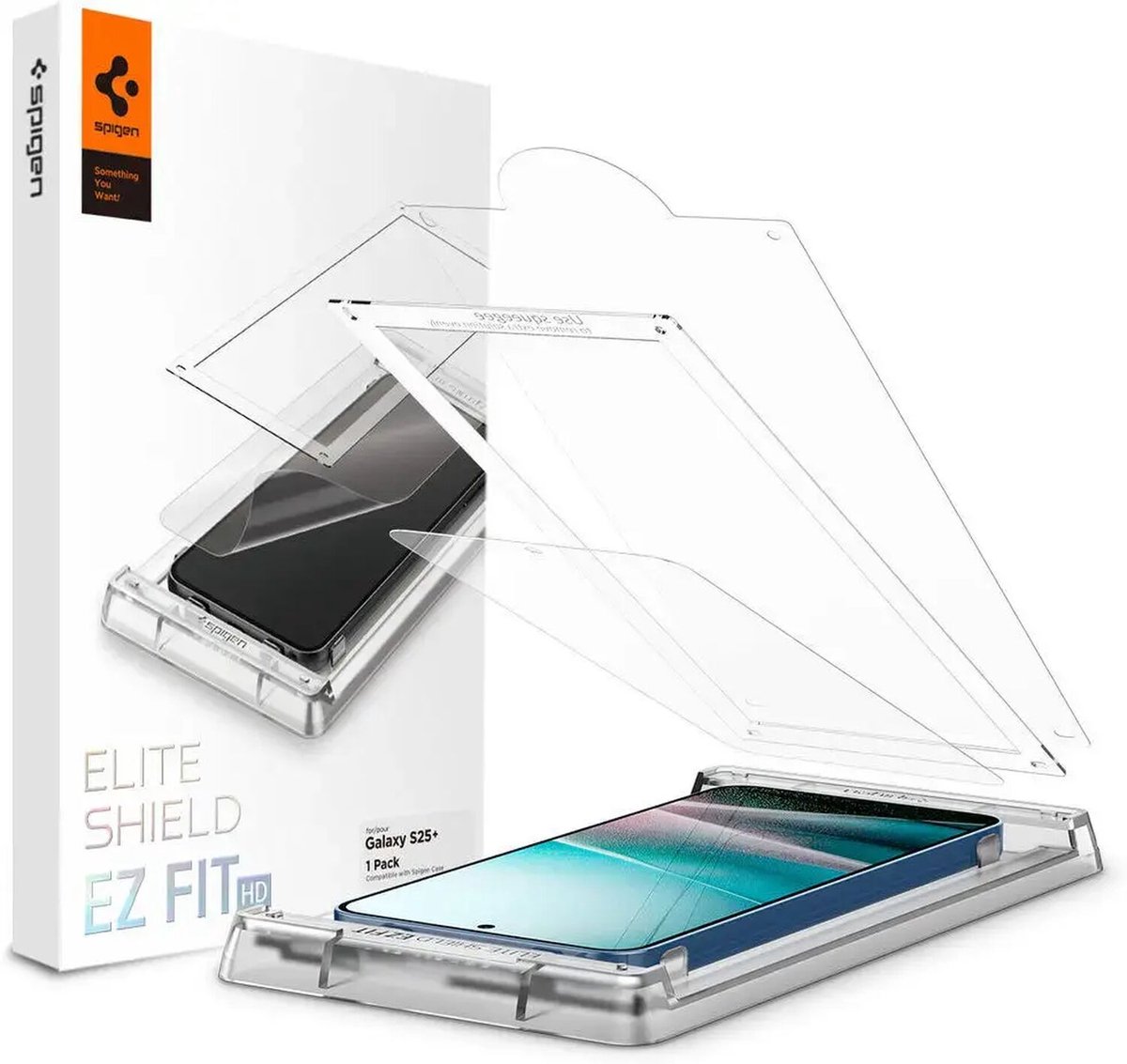Spigen EliteShield EZ Fit HD 1 Pack - Samsung Galaxy S25+
