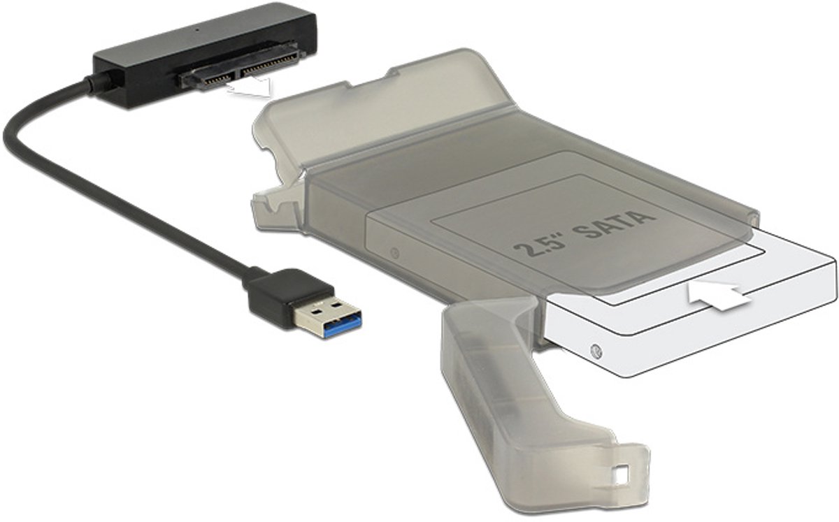 DeLOCK - storage controller - SATA 6Gb/s - USB 3.0