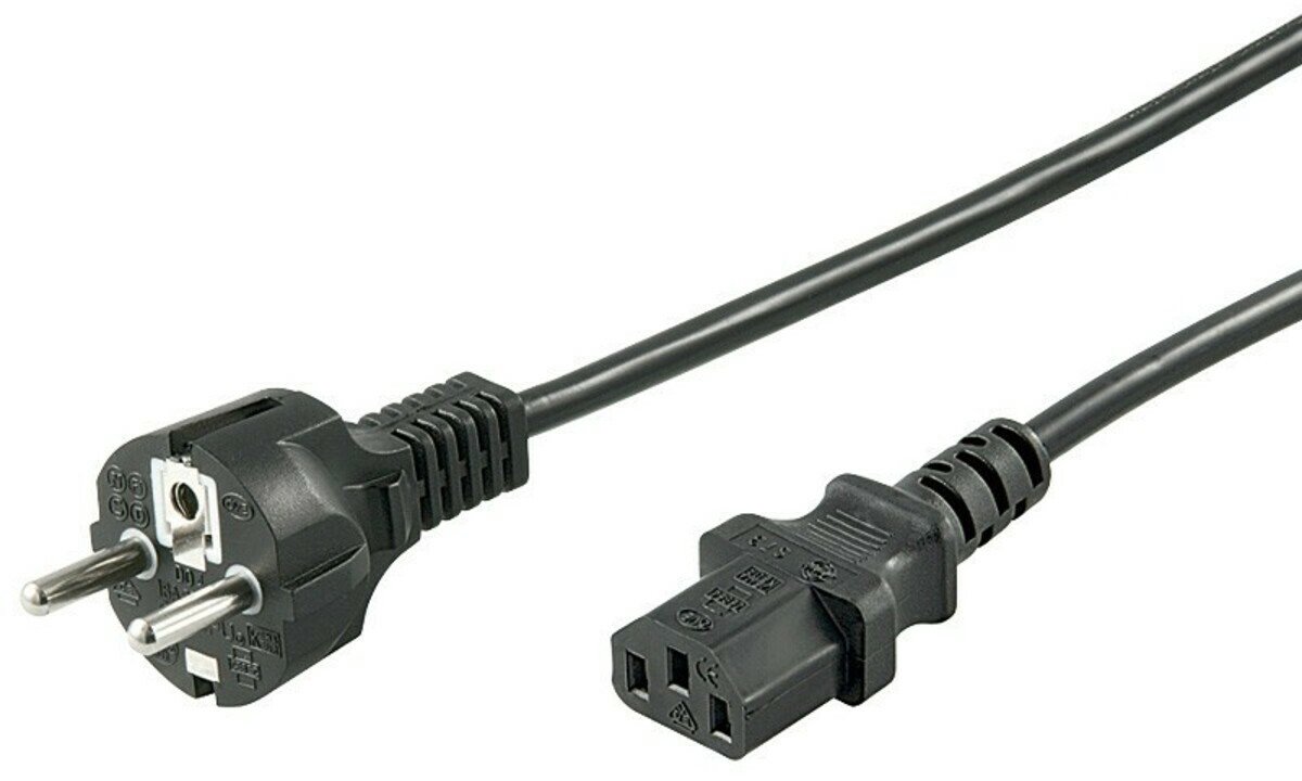 Pro Power cable C13 - Sort - 5m