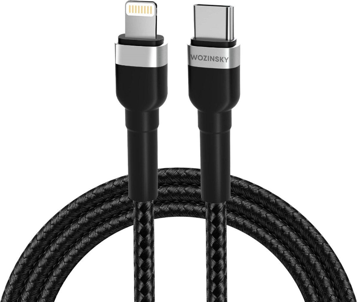 Wozinsky WNBCL2 Lightning / USB-C PD 30W 2 m Cable - Black