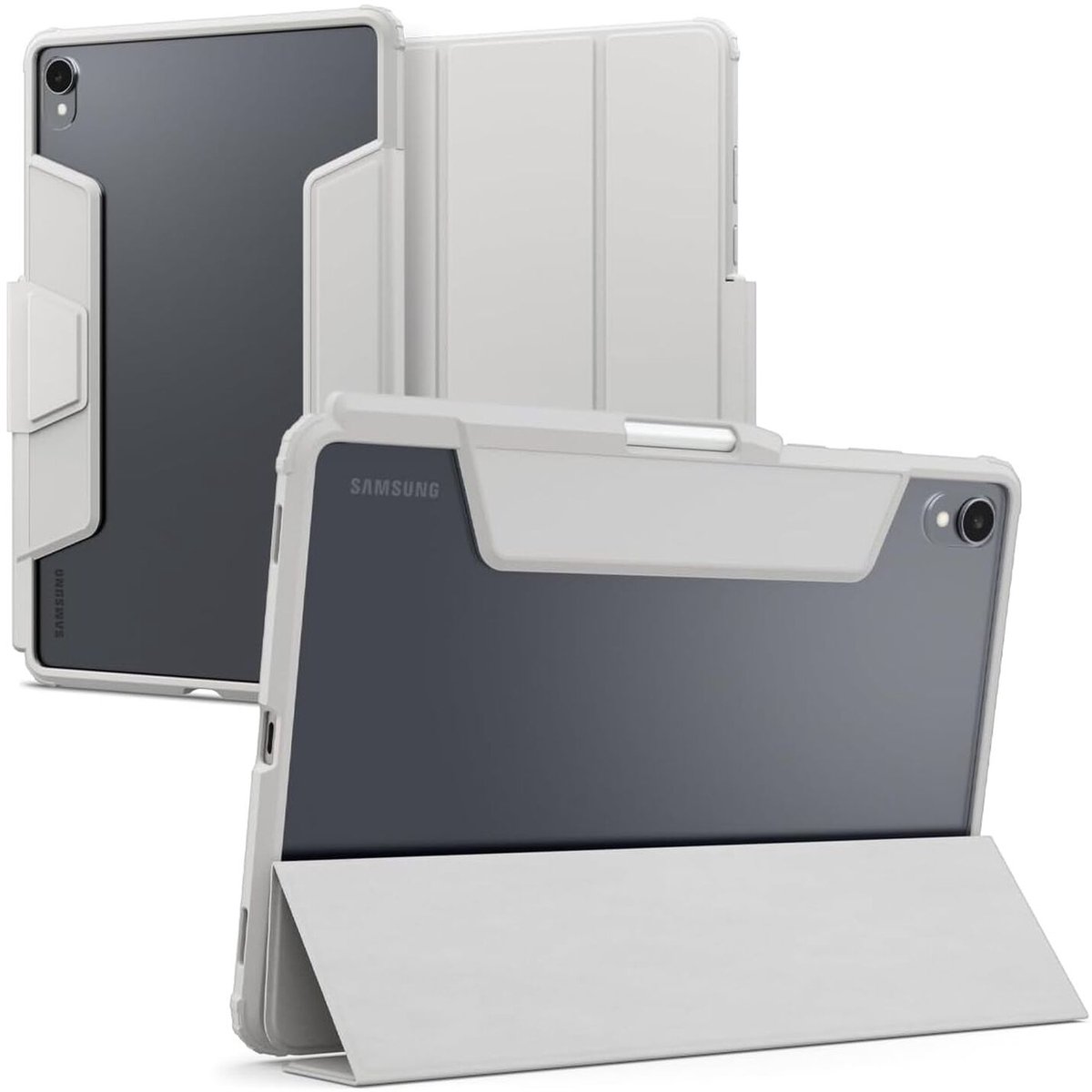 Spigen Ultra Hybrid Pro - gray - Samsung Galaxy Tab S11