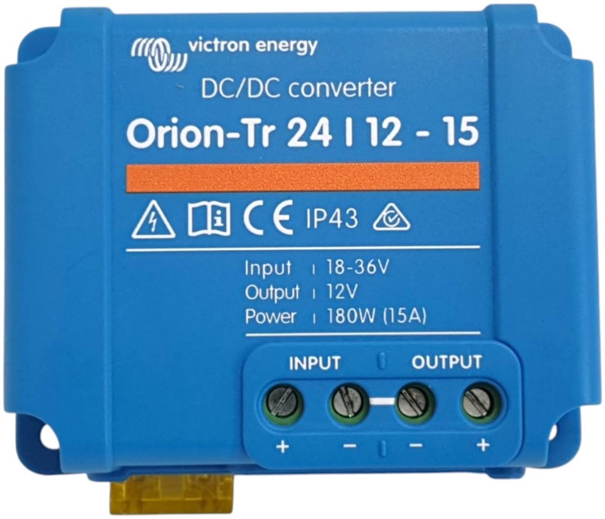 Victron Energy Orion-Tr 24/12-15 Convertisseur CC/CC 24 V/DC - 12.5 V/DC/20 A 120 W