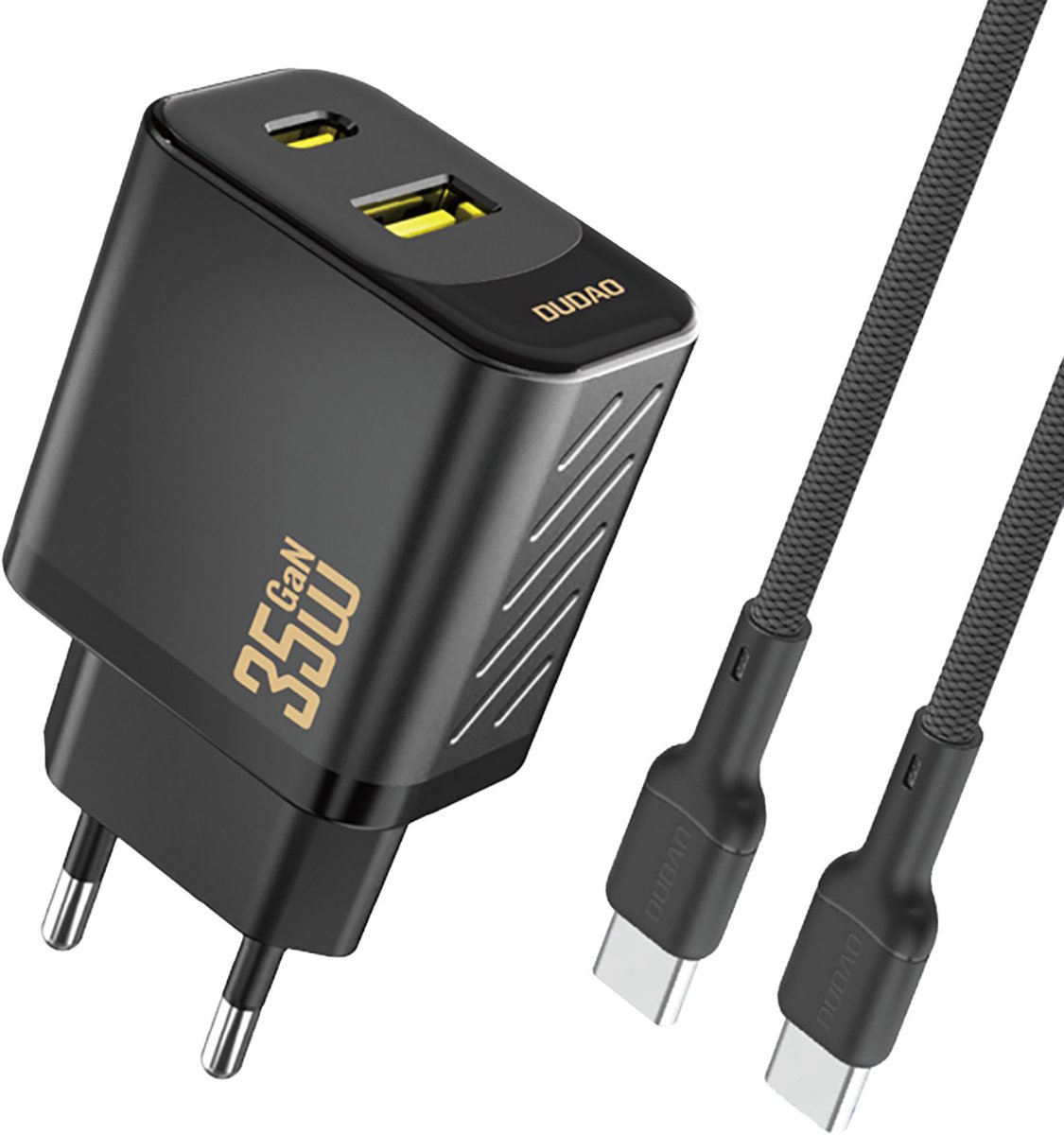 Dudao K13Pro Powerbank med indbygget kabel - 20000 mAh