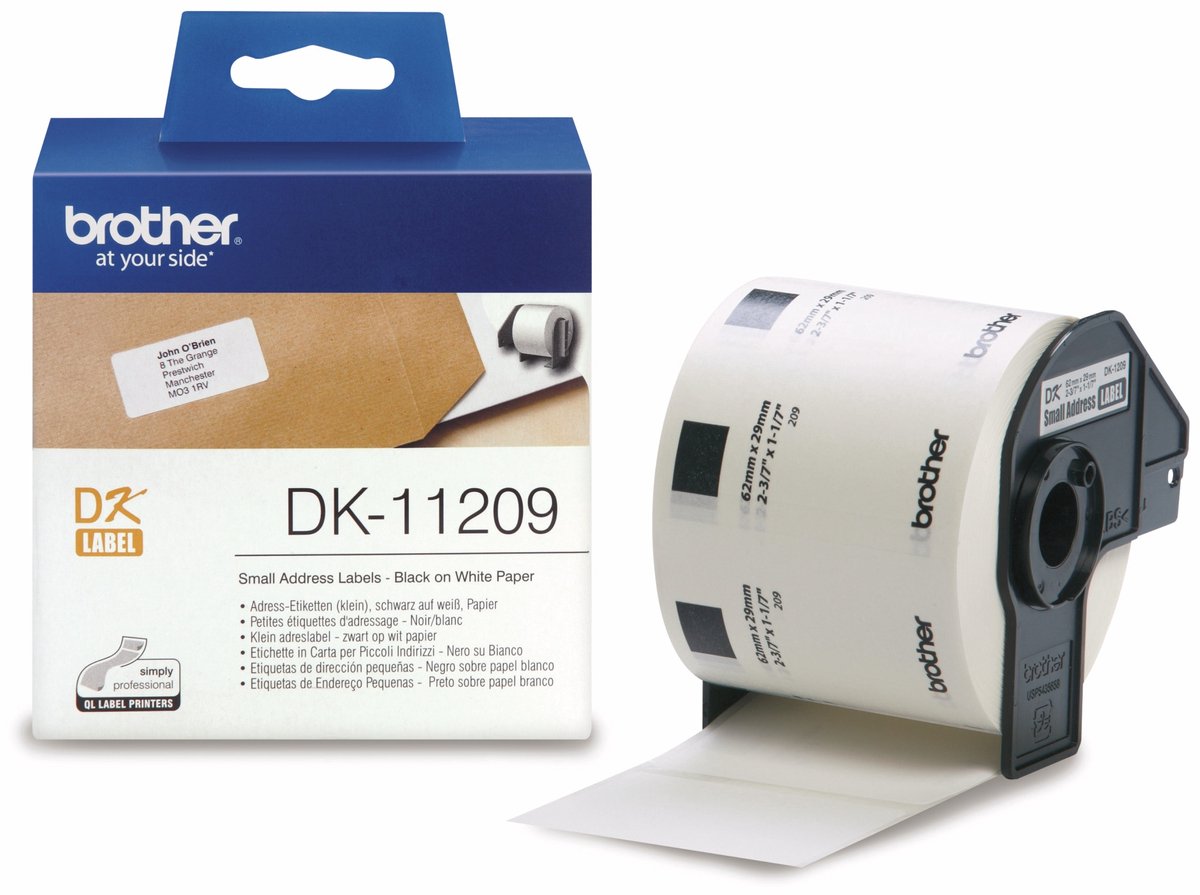 Brother DK-11209 - Black on white