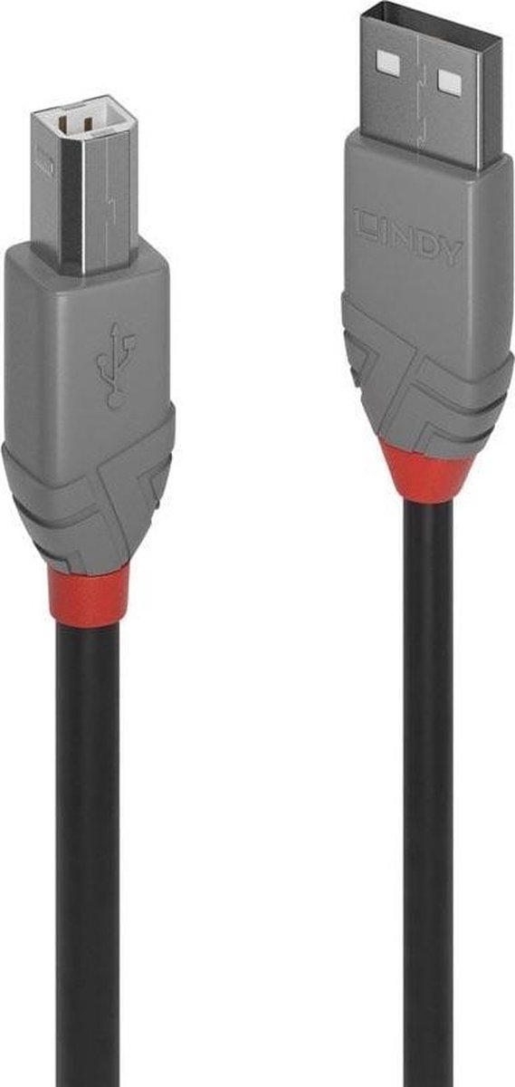 Lindy Anthra Line - USB 2.0 Type A to B Cable - 3m