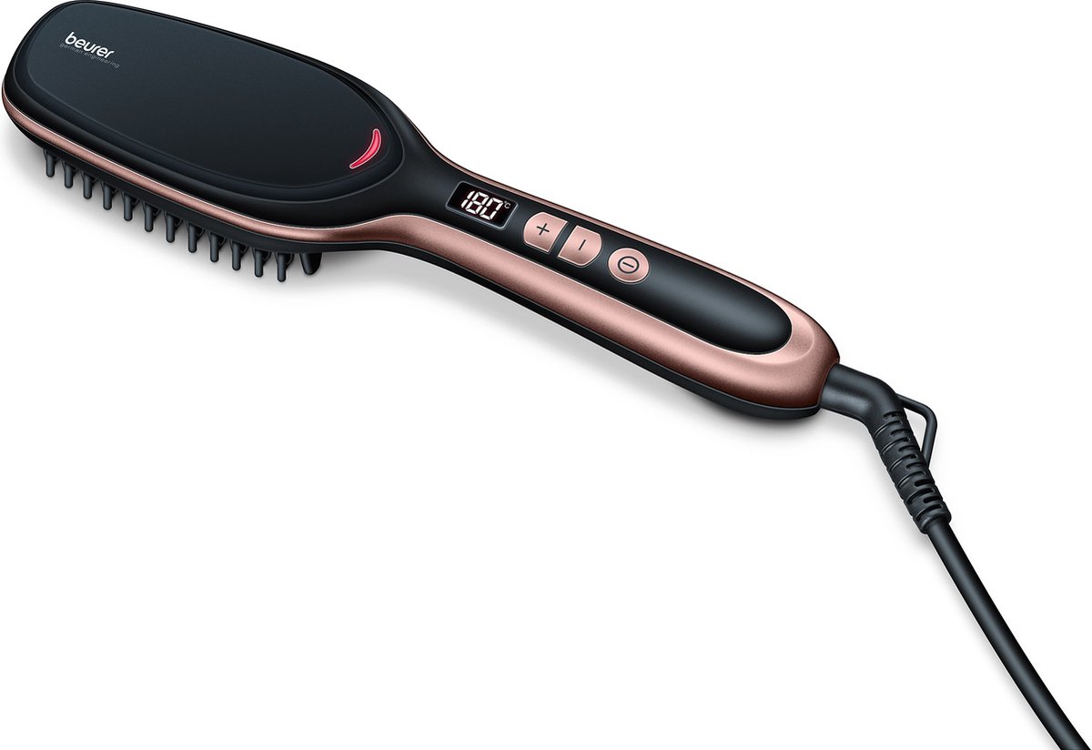 Beurer 59110 Brosse lisseuse noir, rose