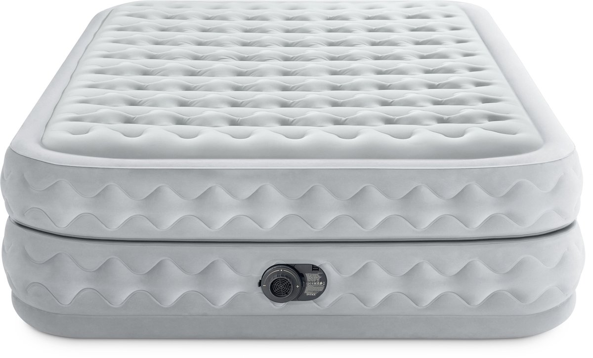 Intex 64490ND DuraBeam Supreme Matelas gonflable (L x l x H) 203 x 152 x 51 cm blanc