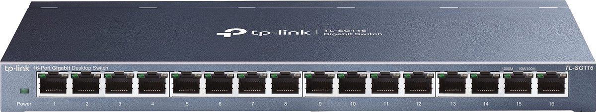 TP-Link TL-SG116 16-Port Gigabit Desktop Switch