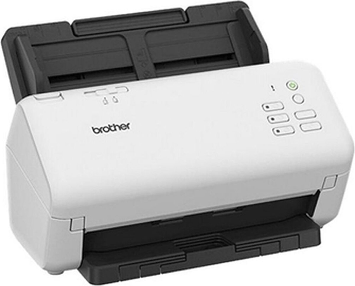 Brother ADS4300N Scanner de documents A4 600 x 600 40 pages / minute USB 3.1 (Gen 1), Gigabit-LAN (1 Gbit/s), USB 2.0
