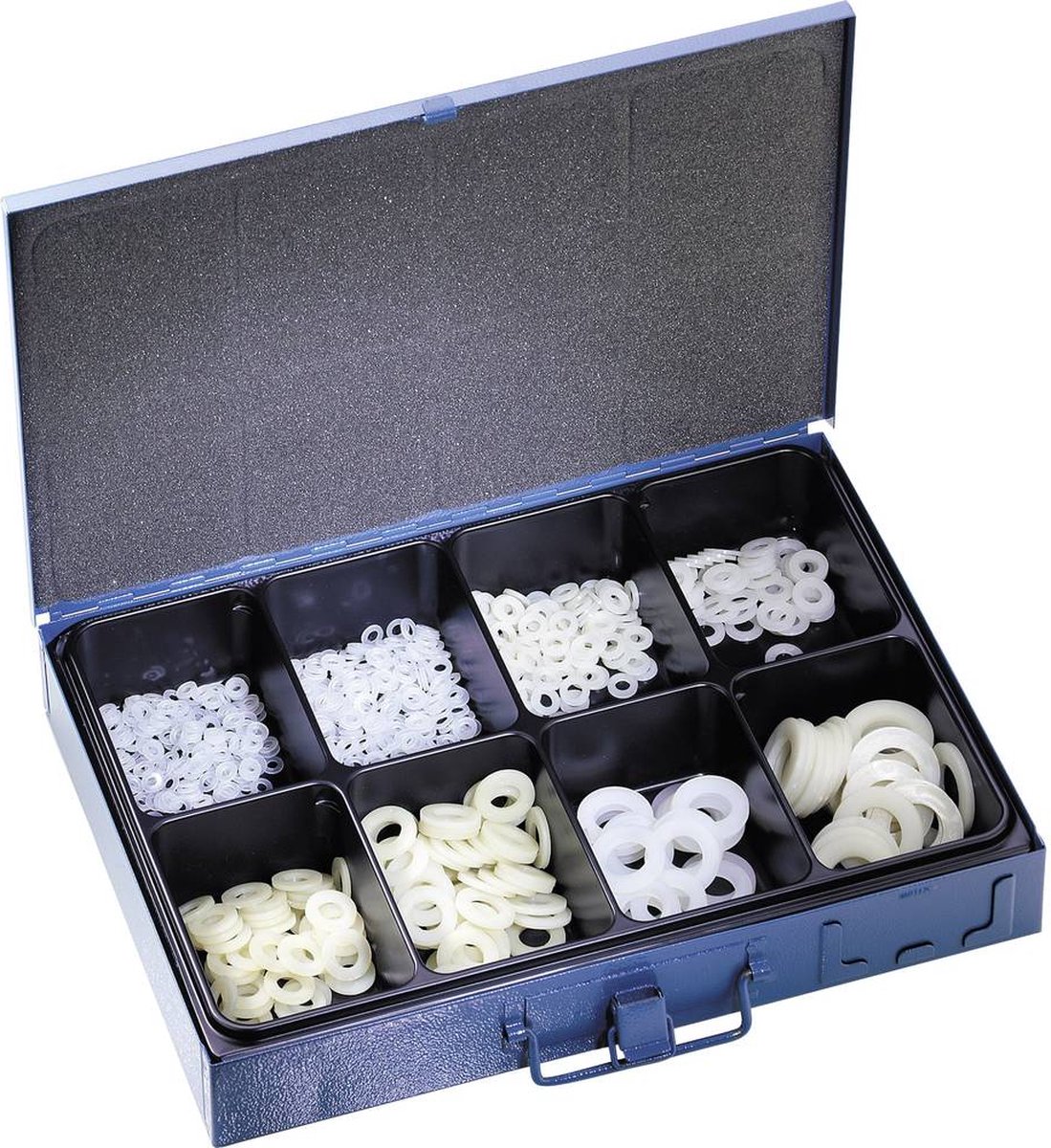Assortiment de 700 rondelles plates en polyamide DIN 125