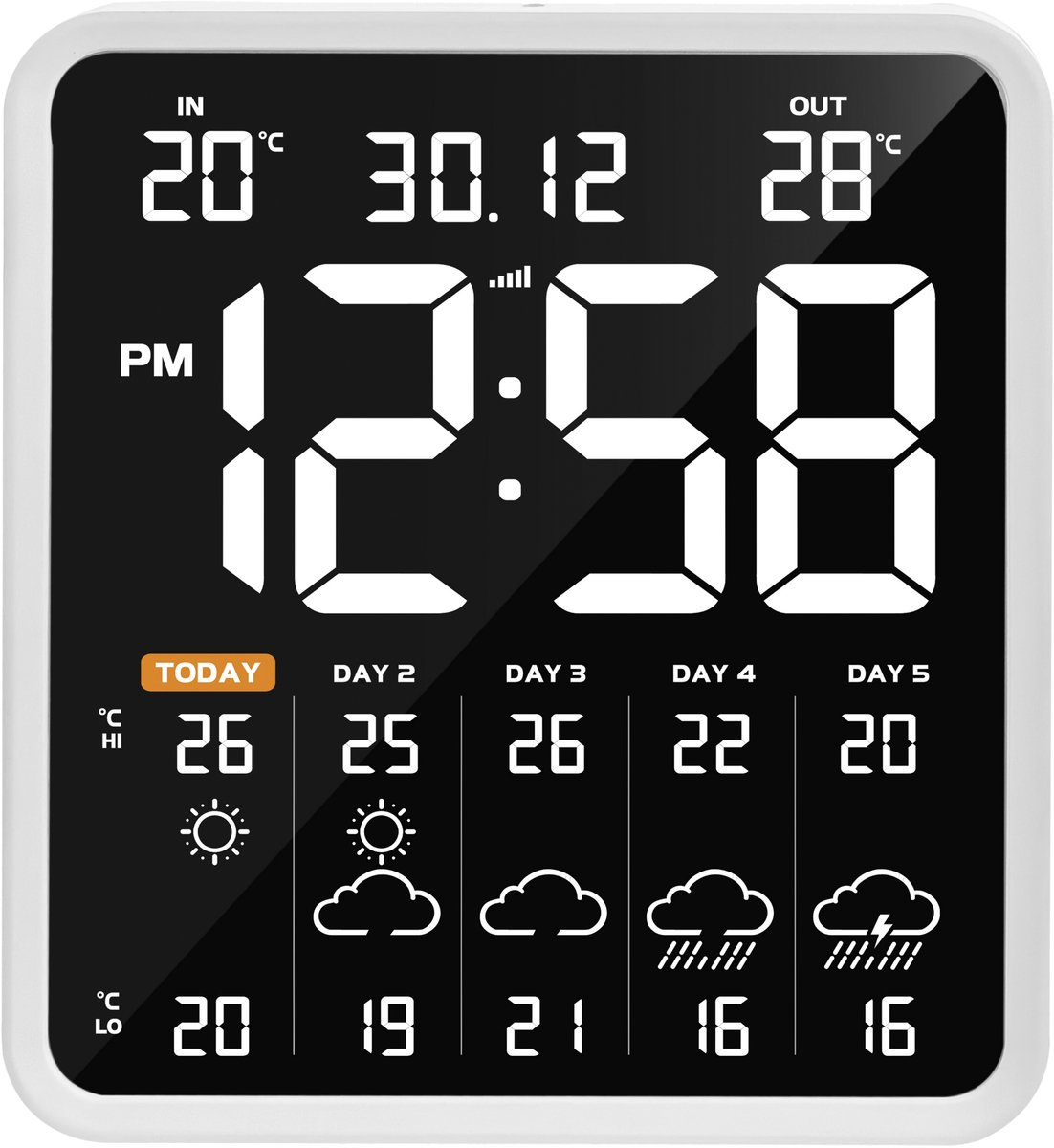 Techno Line WD3035 WD3035 Wetterstation Station météo connectée Nombre de capteurs max. 1
