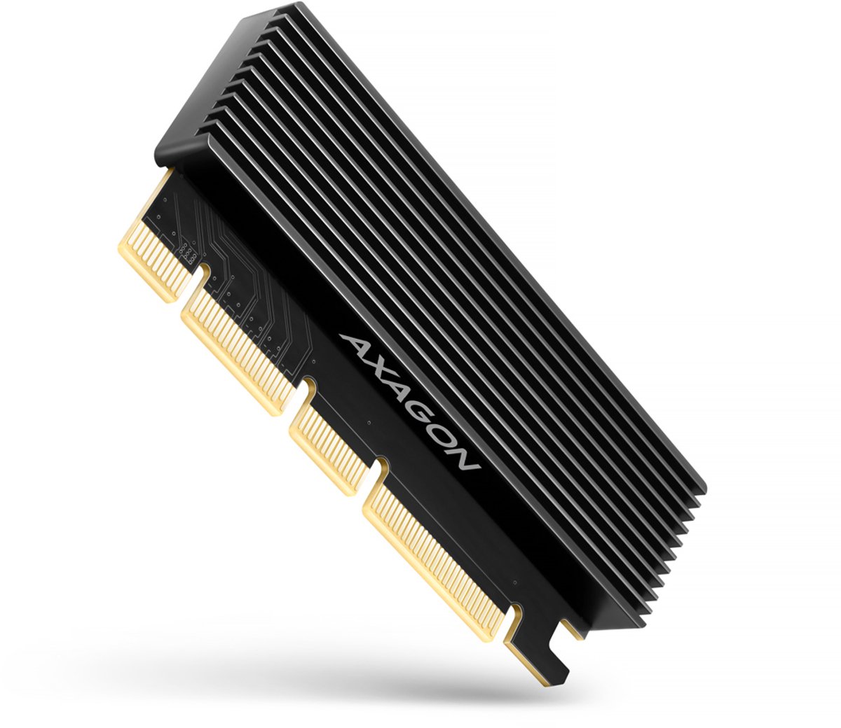 AXAGON SOLID intern PCIe-adapter til NVMe M.2 SSD med køleplade