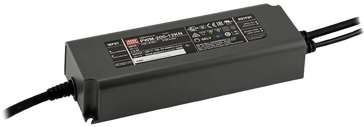 MEAN WELL PWM-200-36KN Driver de LED à tension constante 199.8 W 5.55 A 36 V 1 pc(s)