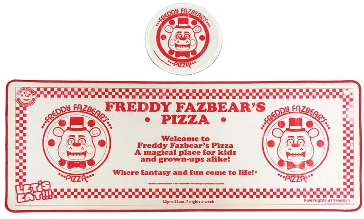 FaNaTtik Five Nights at Freddy's Desk Pad & Coaster Set