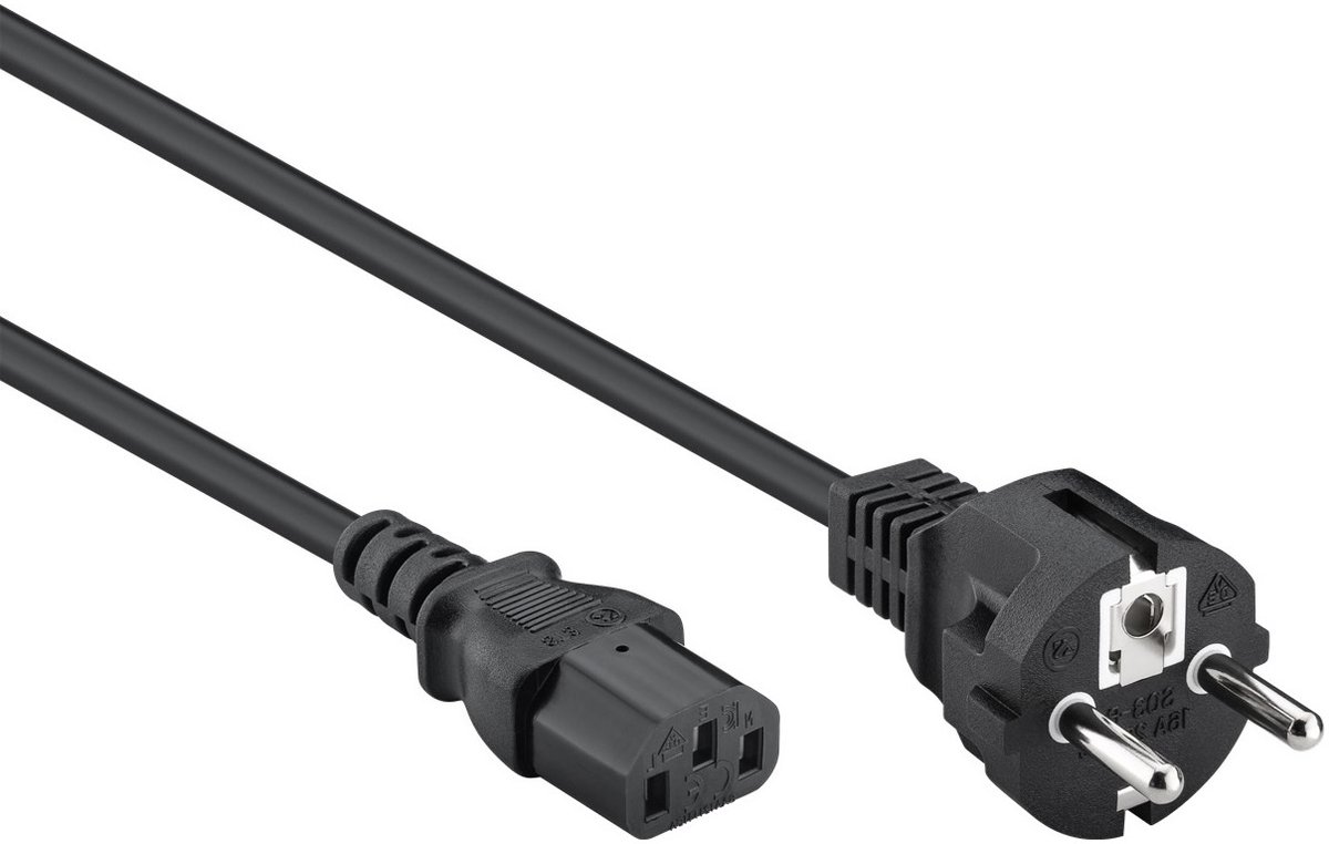 Pro Power cable C13 - Sort - 3m