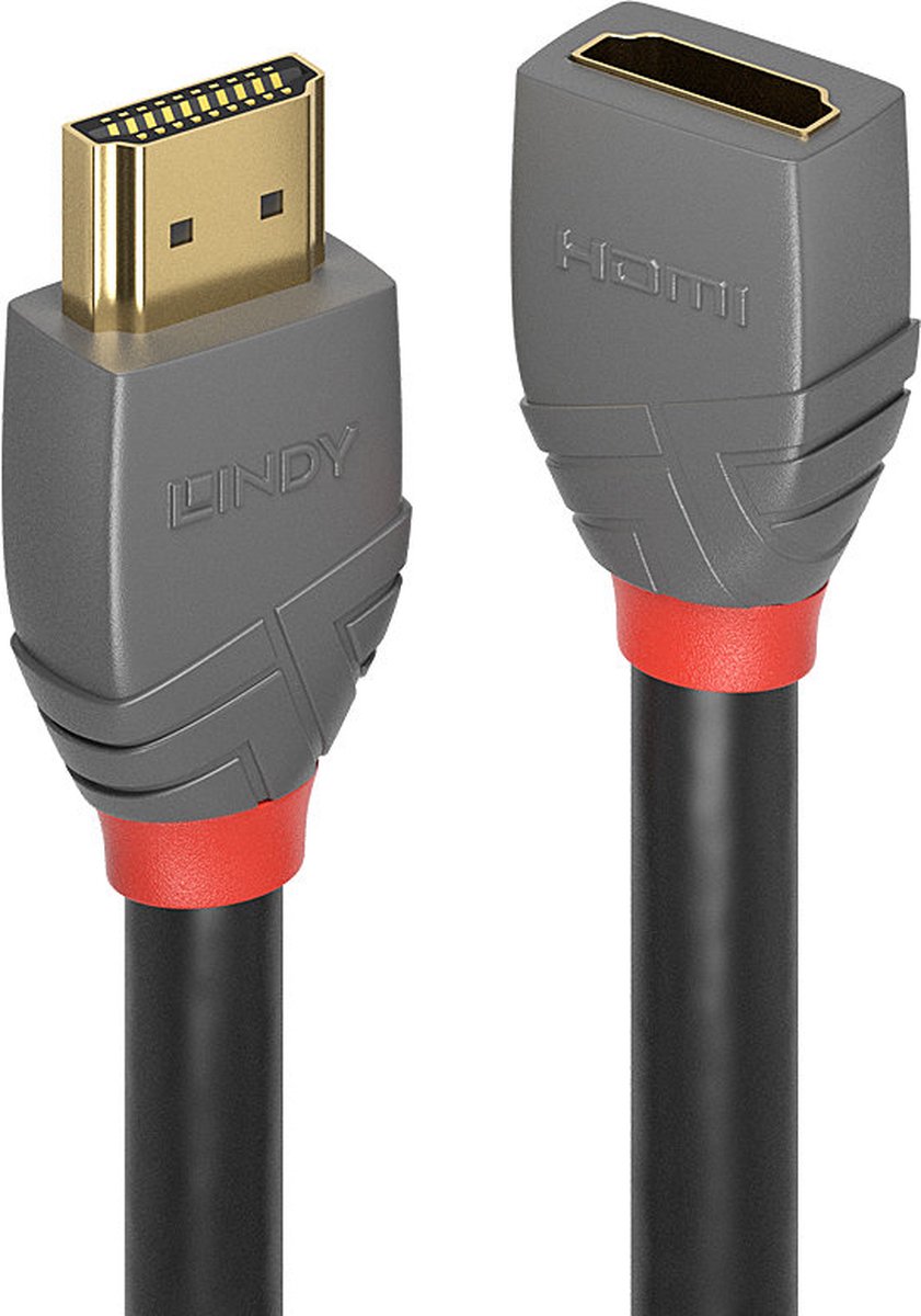 Lindy Anthra Line HDMI extension cable with Ethernet - 2 m