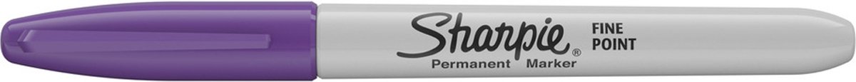 Sharpie permanente markers | Fin spids for dristige detaljer | Lilla blæk | 12 Stk