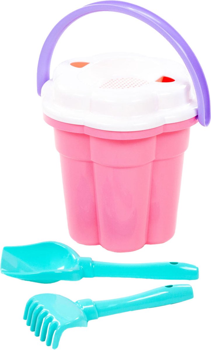 Cavallino Toys - Cavallino XL Classic Bucket Set Pink 4 pcs.