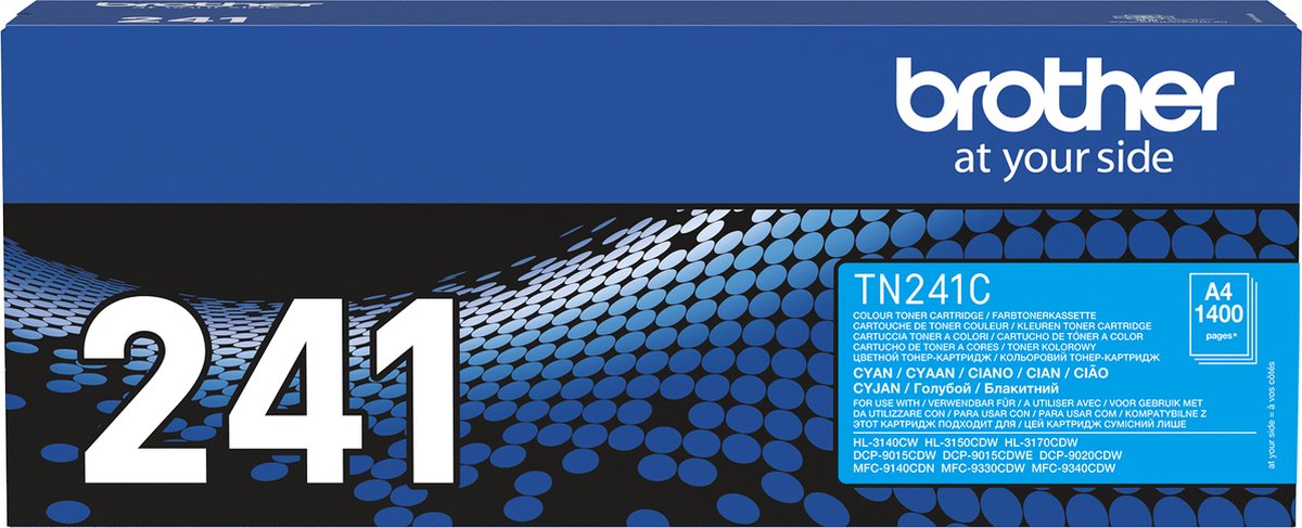 Cassette de toner dorigine Brother TN-241C cyan