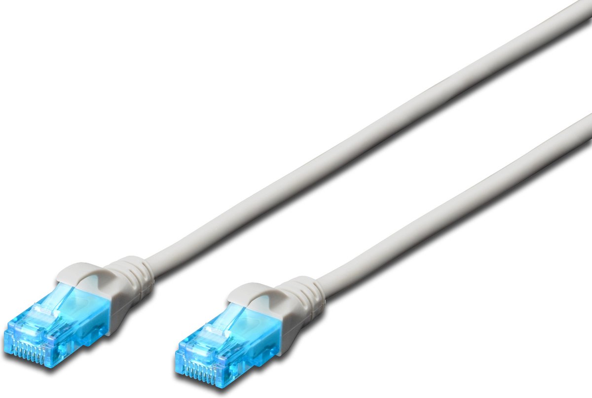 DIGITUS CAT 5e U-UTP Patch Cord - 20m - Grå - 20m