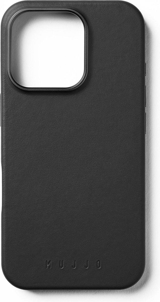 Mujjo Leather Case for iPhone 16 Pro - Black