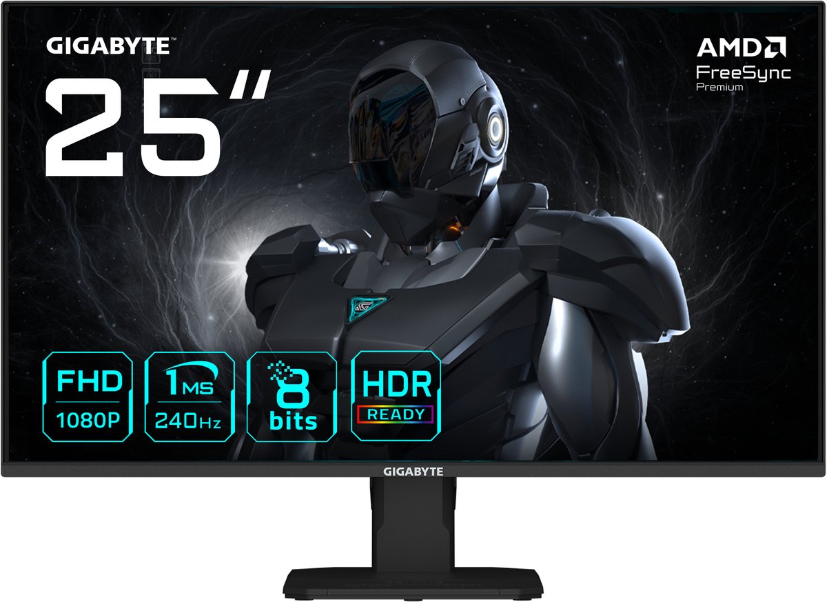 24,5" GIGABYTE GS25F2A - 1920x1080 (FHD) - 240Hz - IPS