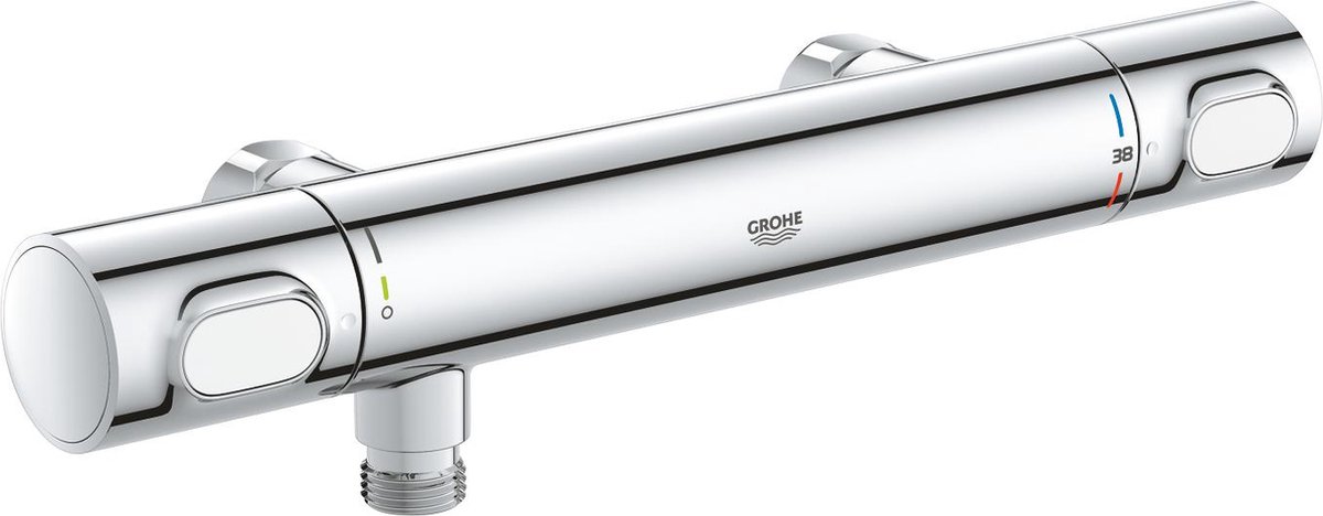 Grohe Precision Flow Termostatbatteri til brus, Krom