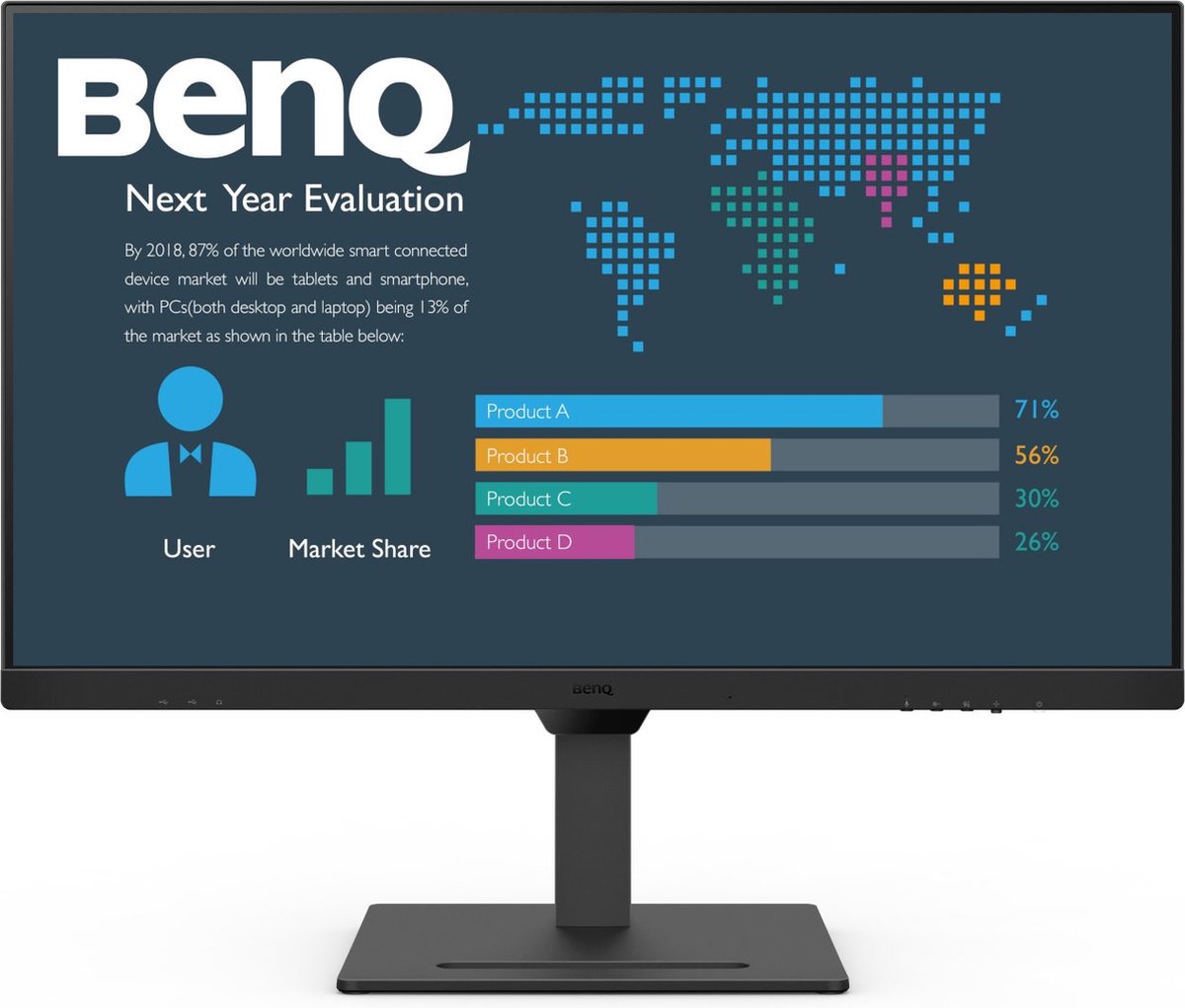 31.5" BenQ BL3290QT - 2560x1440 (QHD) - 75Hz - IPS - 65W USB-C