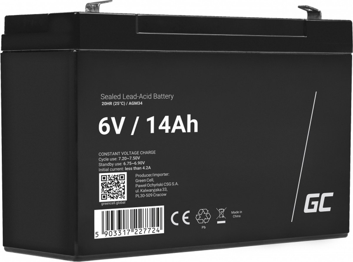Green Cell battery - Lead Acid