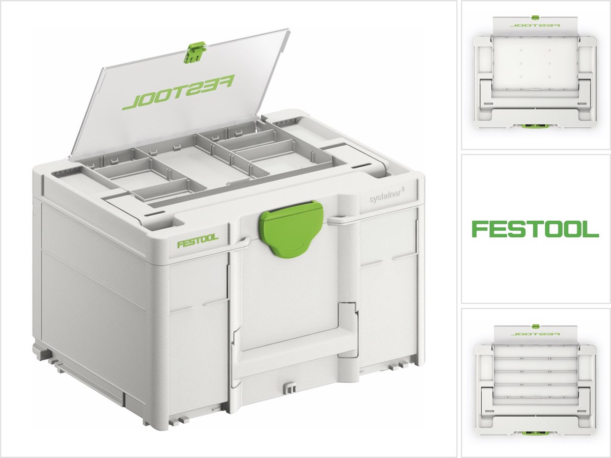 Caisse de transport Festool SYS3 DF M 237 577348 (L x l x H) 396 x 296 x 237 mm