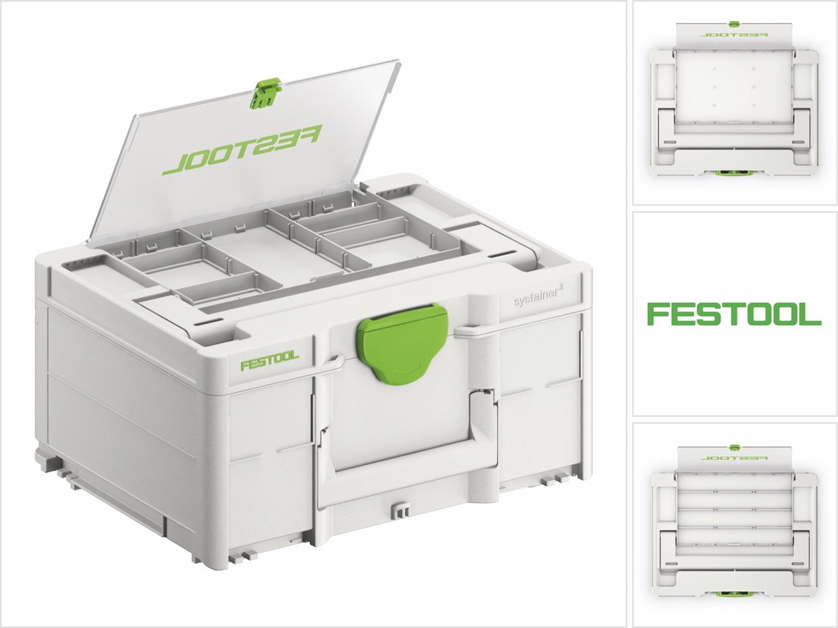 Caisse de transport Festool SYS3 DF M 187 577347 (L x l x H) 396 x 296 x 187 mm