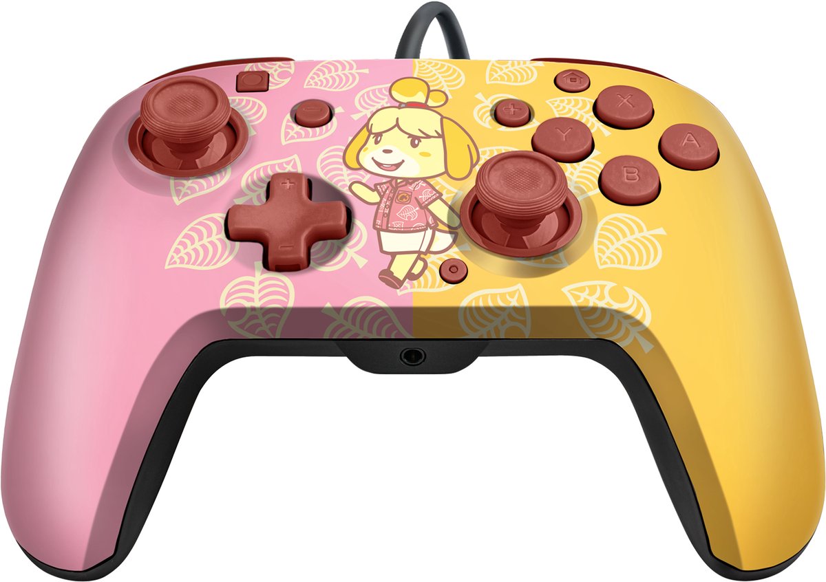 PDP Faceoff Deluxe Audio Isabelle - Wired Controller - Nintendo Switch