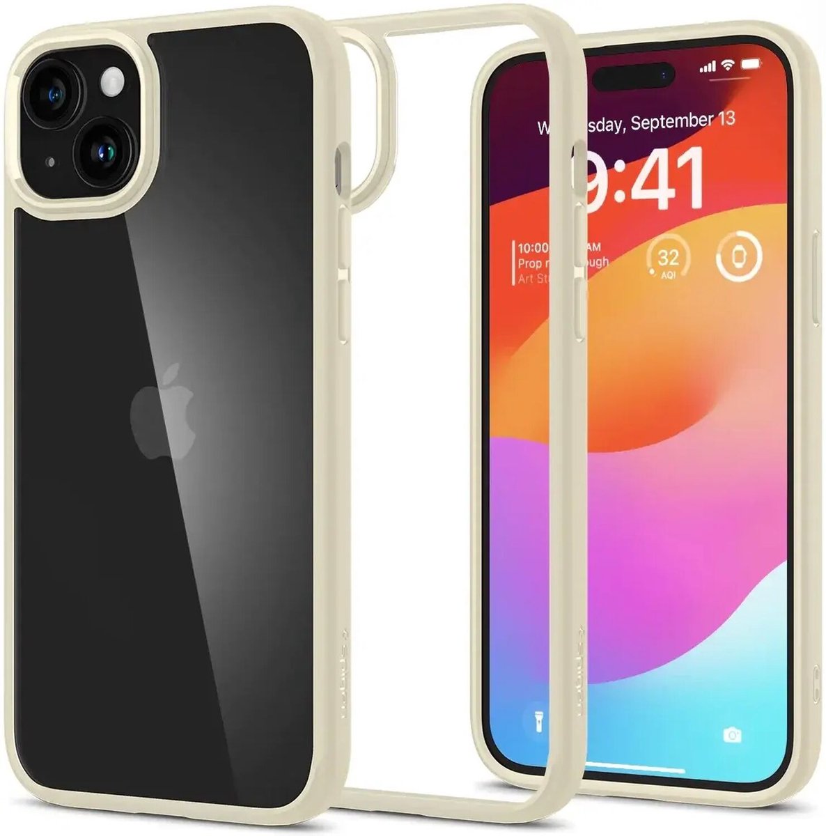 Spigen Ultra Hybrid - mute beige - iPhone 15 Plus