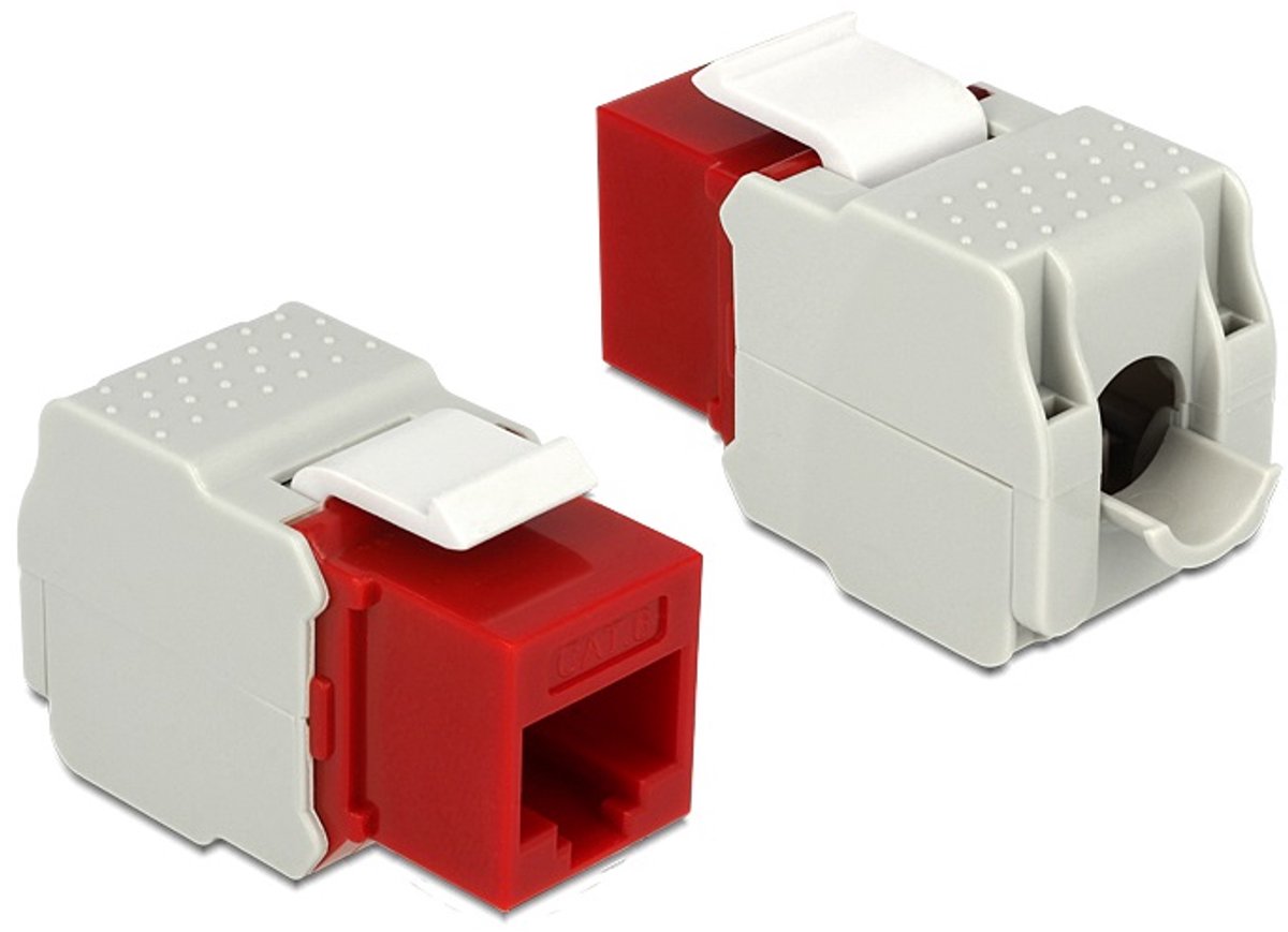 DeLOCK Keystone Module RJ45 jack > LSA Cat.6 UTP