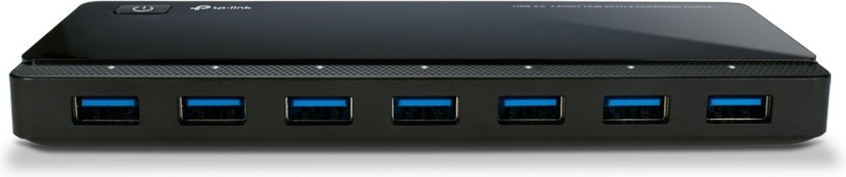 TP-Link UH720 USB 3.0 7-Port Hub with 2 Charging Ports USB hub - USB 3.0 - 7 ports - Sort