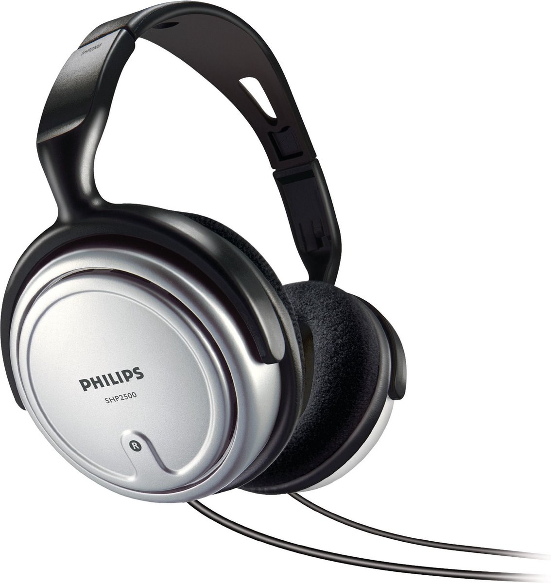 Philips SHP2500 - HiFi-headset - Sort & Sølv