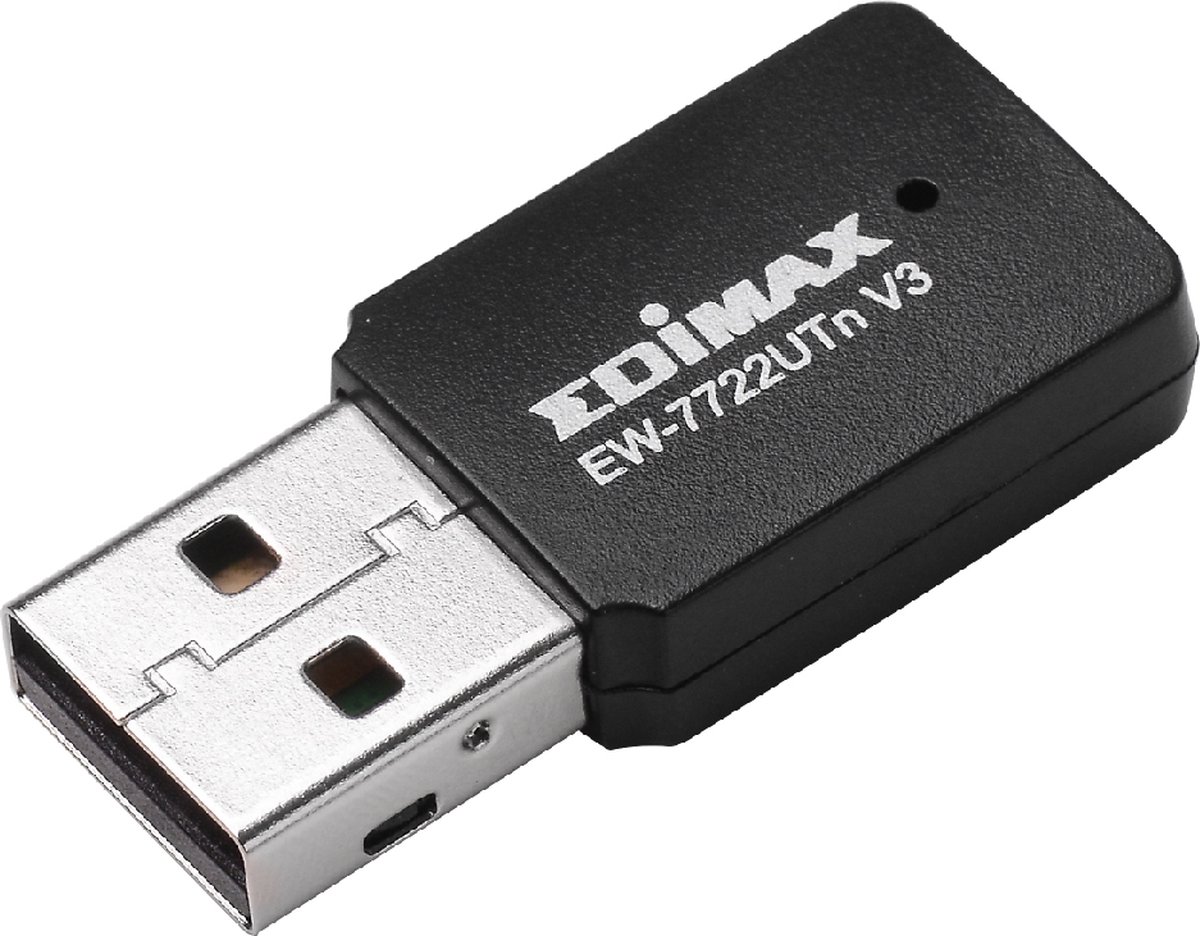 Edimax EW-7722UTn V3 N300 Wi-Fi 4 Mini USB Adapter