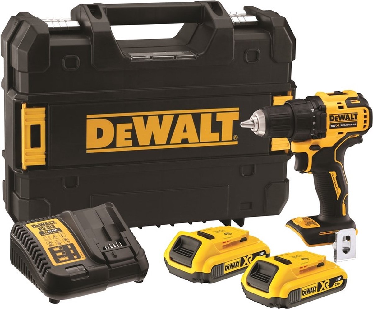 Dewalt DCD708D2T-QW Cordless Drill Driver 18V 2 A