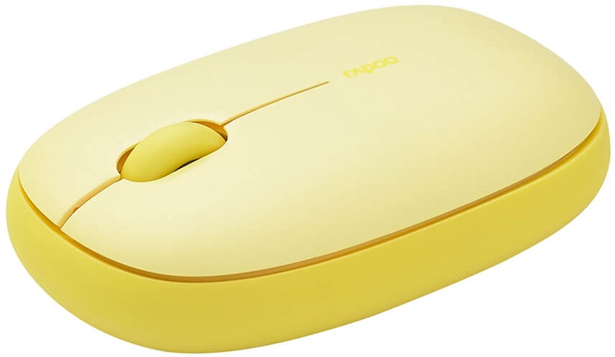 RAPOO M660 Silent - Mus - Optisk - 3 knapper - Gul