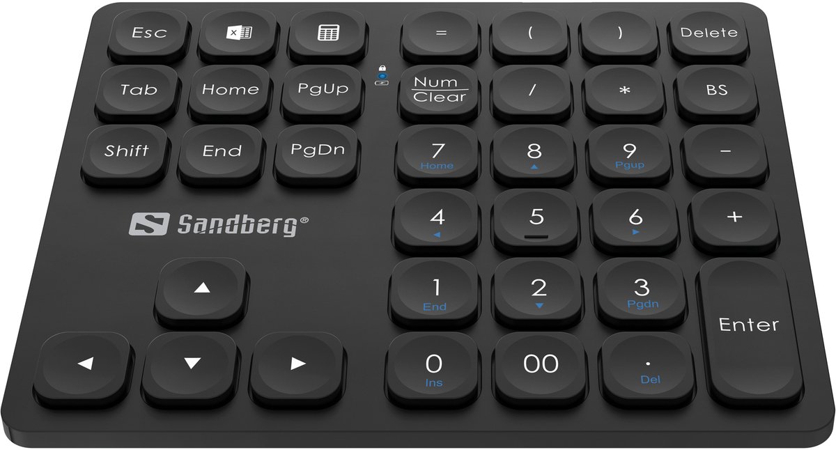 Sandberg Wireless Numeric Keypad Pro - Numpad - Sort