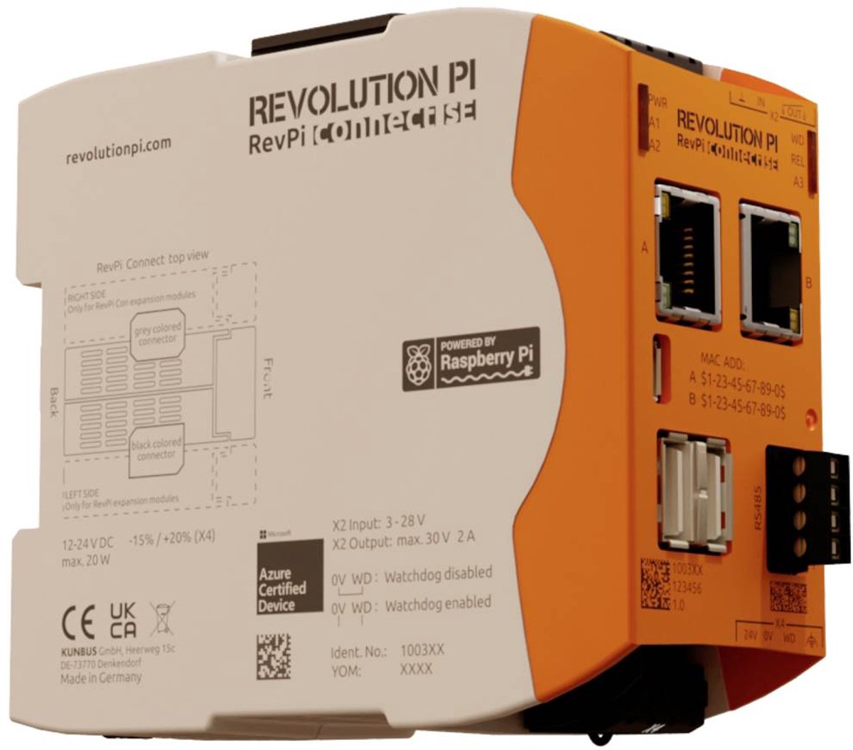 Revolution Pi by Kunbus RevPi Connect SE 32 GB PR100370 API - Module dextension 24 V/DC