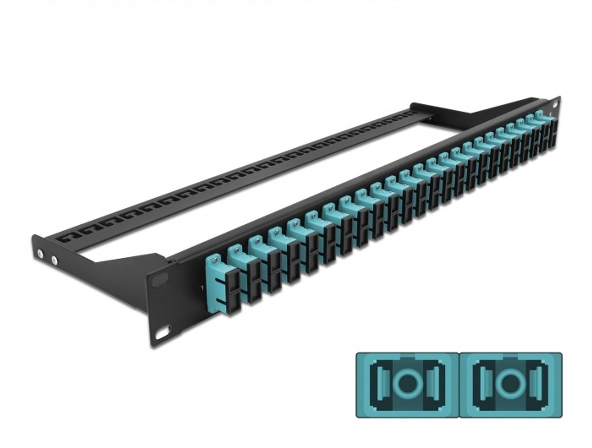 DeLOCK Patch Panel - 1U - 19"