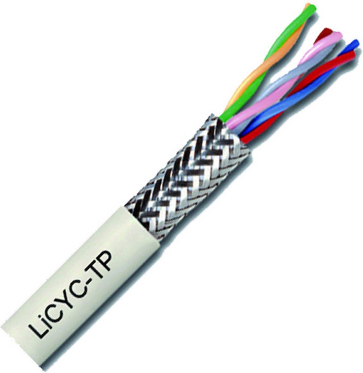 Câble de commande 0.25 mm² LIYCY 2x2x0,25 100 m