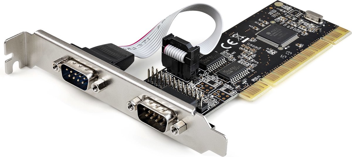 StarTech.com PCI2S1P2 PCI Serial Parallel Combo Card with Dual Serial RS232 Ports (DB9) & 1x Parallel LPT Port (DB25)