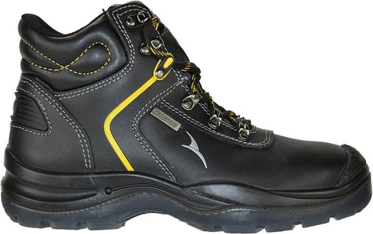 Albatros GRAVITY CTX MID S7 FO SR 631120263000047 Chaussures de sécurité S7 Pointure (EU): 47 noir-jaune 1 paire(s)