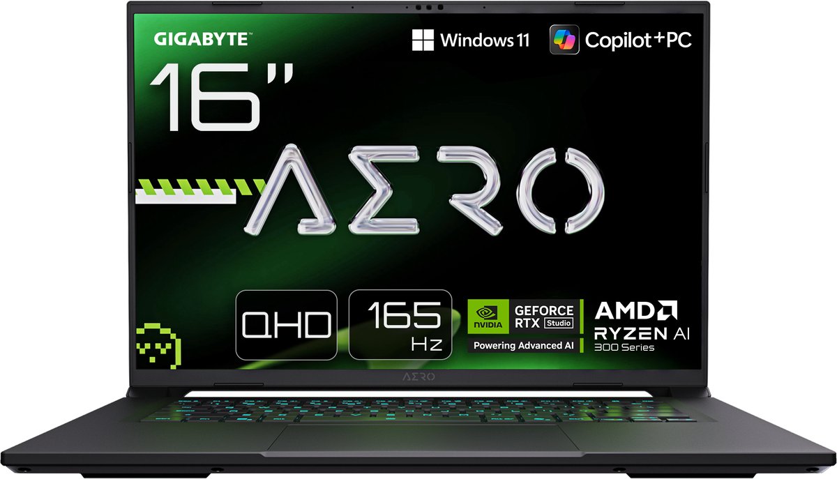 GIGABYTE Aero X16 - 16" | RTX 5060 | Ryzen AI 7 | 16GB | 1TB