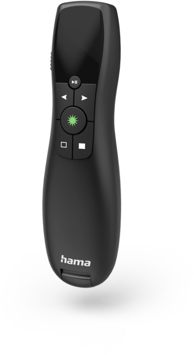Hama radio Télécommande de présentation sans fil avec pointeur laser, Ecran intégré