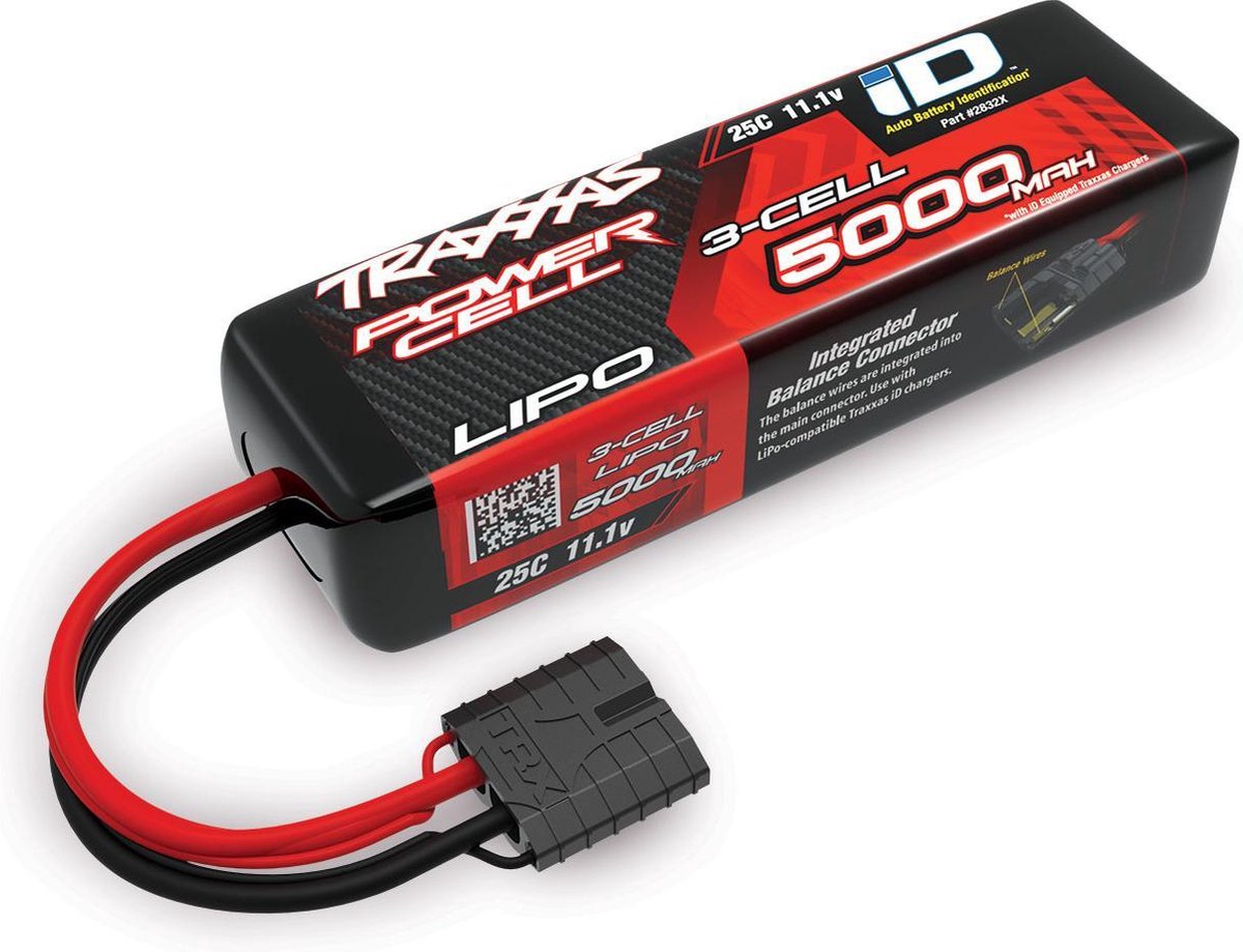 Traxxas Pack de batterie (LiPo) 11.1 V 5000 mAh Nombre de cellules: 3 25 C Softcase Traxxas iD